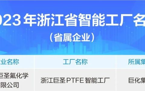 浙江省智能工厂、数字化车间 巨化+2