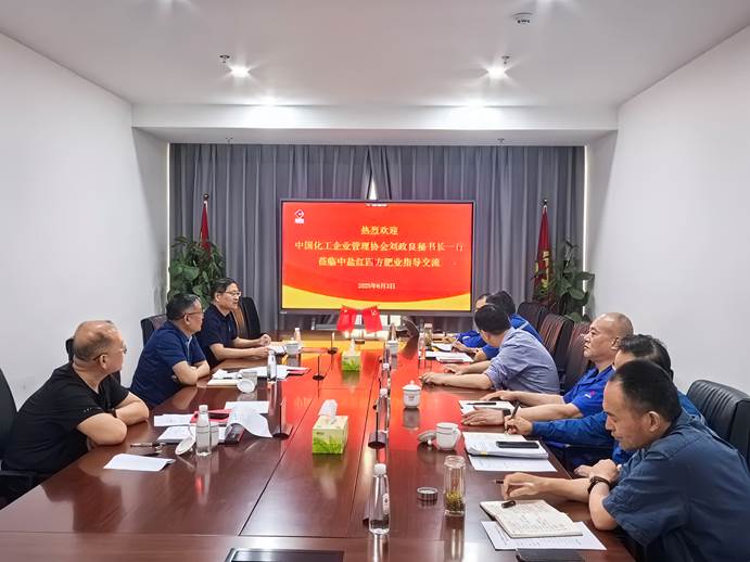 协会领导到中盐红四方肥业公司调研